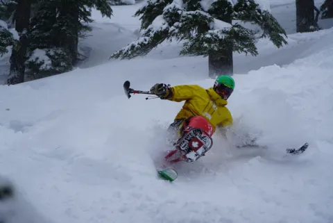 Paralympic skiing at Shames