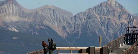 Sky tram in Jasper Alberta