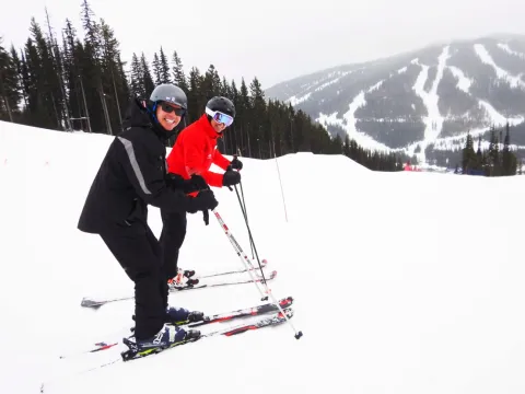 Skiing with Nancy Greene