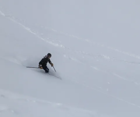 World class spring skiing at Marmot Basin in Jasper AB