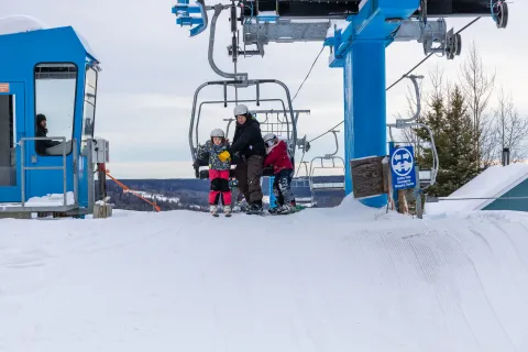 Triple Chair at Whispering Pines Ski Hill, Mighty Peace region, Alberta