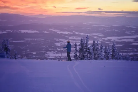 Sunset at Hudson Bay Mountain 