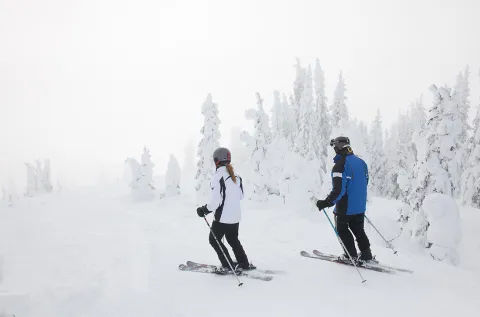 Skiing in Vernon