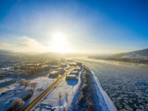 Peace River Winter