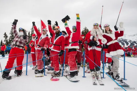 Santa at Whistler Blackcomb