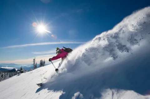 RED Mountain Resort Rossland BC Dave Heath schuss pow skiing Ultimate Trip