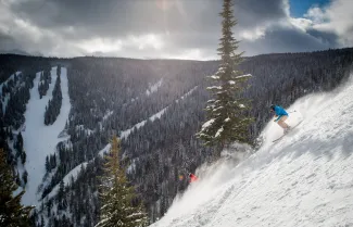 Backside at SilverStar Vernon BC Dave Heath