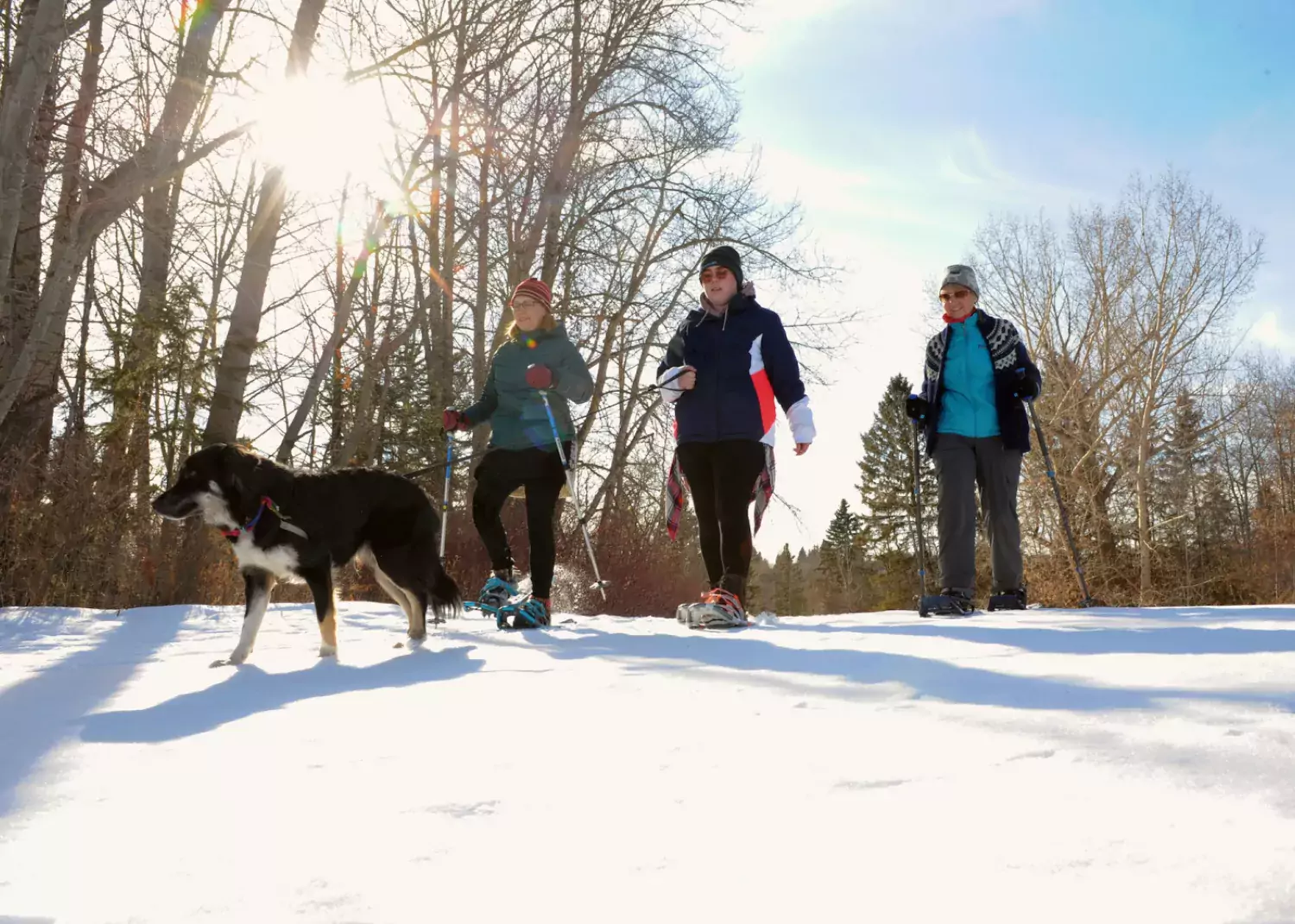 Snowshoeing around Hawreluk Lake - and dine outside! photo: Jeremy Derksen Snowshoeing Hawreluk Lake Culina Jeremy Derksen